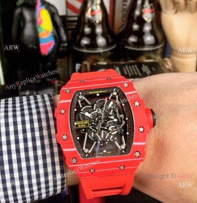 Swiss Grade 1 Richard Mille RM35-02 Rafael Nadal Watches Rubber Strap